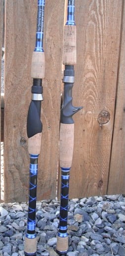 Reel Tech Custom Bass Fishing Spinning Casting Rods